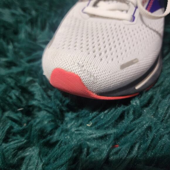 Brooks Ghost 14 Running Shoes White Purple Women’s Size 9 – Lightweight Comfort - Picture 8 of 8